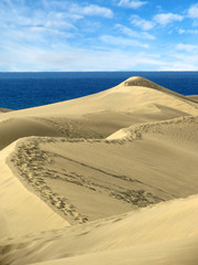 Sand dunes Maspalomas of Gran Canaria, Canary Islands