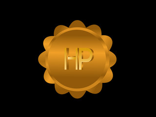 HP Initial Logo for your startup venture