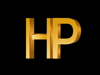 Obraz premium HP Initial Logo for your startup venture