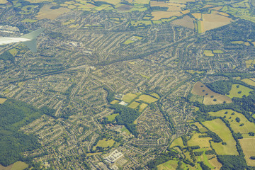 Aerial view of United Kingdom