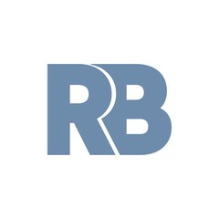 RB letter initial logo design