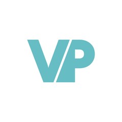 VP letter initial logo design