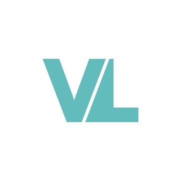 VL letter initial logo design
