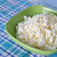 Plate of cottage cheese