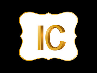 IC Initial Logo for your startup venture