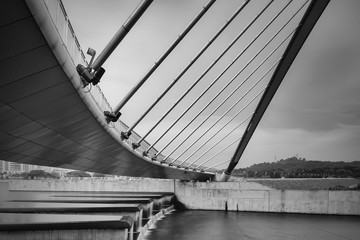 Obraz premium Long Exposure image at Putrajaya Dam
