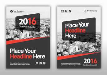 Book Cover Layout Set 34