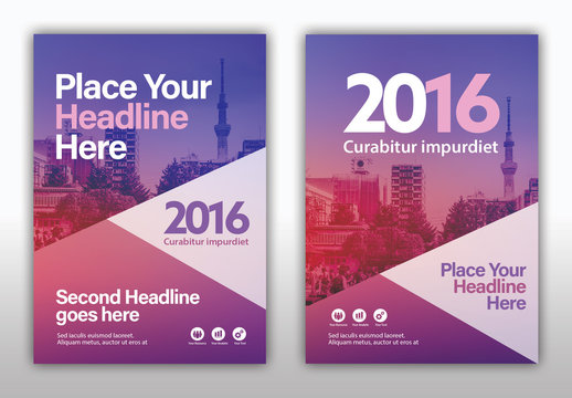 Book Cover Layout Set 25