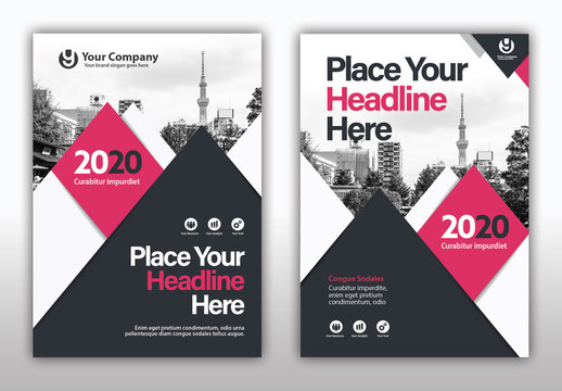 Book Cover Layout Set 35