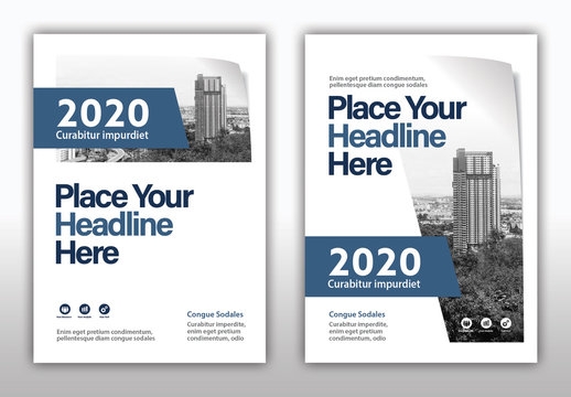 Book Cover Layout Set 36