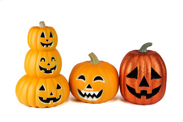 pumpkin lantern for Halloween isolated on white background