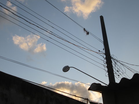 Lampada do Poste Quebrada
