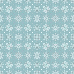 Snowflake Pattern - Snowflake vector pattern. Christmas And New Year theme