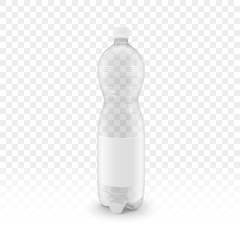 plastic beverage bottle