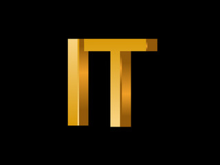IT Initial Logo for your startup venture