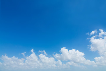 blue sky with cloud 