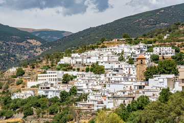 Fototapeta na wymiar View of Bayárcal, the highest located town in Sierra Nevada, Almería region, Spain