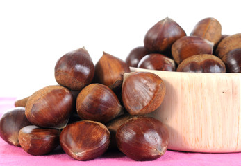raw chestnut