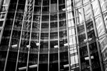 Modern architecture black and white 