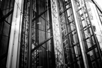 Modern architecture black and white 