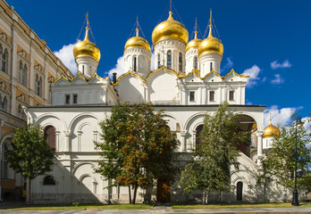 Fototapeta na wymiar Kremlin cathedrals. Moscow city