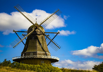 Fototapeta na wymiar The old windmill