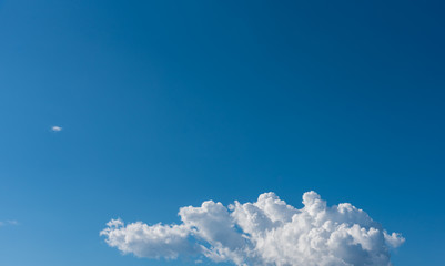 image of blue sky and white clouds.