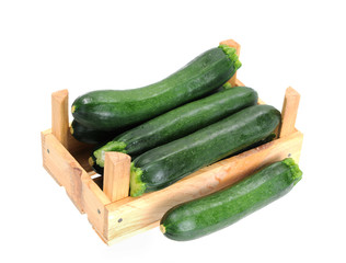 zucchini in crate