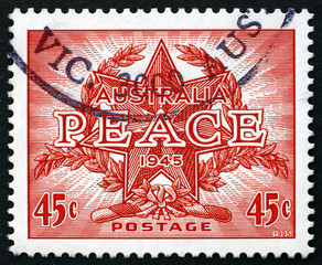 Postage stamp Australia 1995 Peace