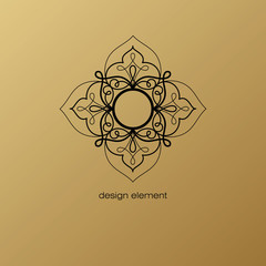 Vector icon frame to create a logo.