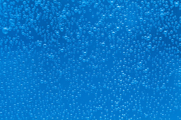 Blue bubbles background
