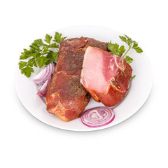 Smoked pork meat