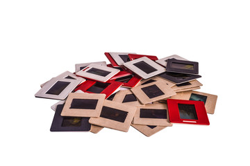 Old 35 mm mounted film slides
