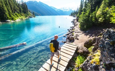 Zelfklevend Fotobehang Canada Hike in Canada