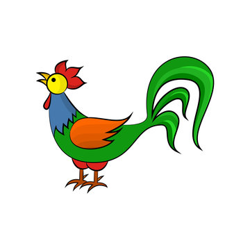 Rooster colored