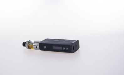 electronic cigarette or vaping device on background.