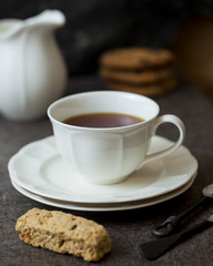 Cup of tea and saucer