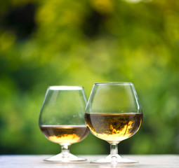 Whiskey with copy space