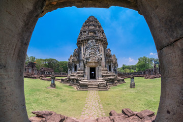 Prasat Hin Phimai in Nakhon Ratchasima (Khorat), Thailand. The largest Khmer temples in Thailand
