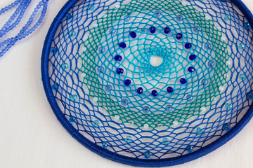 set for making a Dreamcatcher, beads