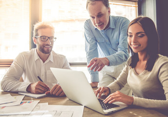 Business people working