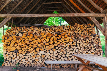 Stack of firewood