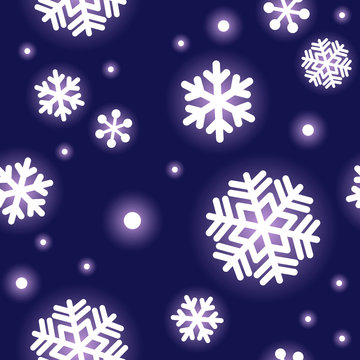 pattern of snowflakes