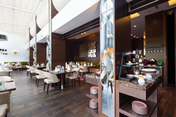 Modern restaurant interior