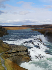 Gullfoss waterfall, Iceland