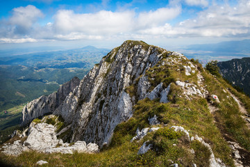 Panorama of Romanian Carpathians