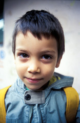  Cute young schoolboy