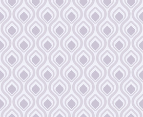 Fototapeta premium Retro seamless pattern peacock tail. The layout is fully editable