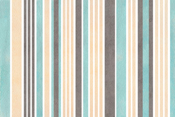 Obraz premium Watercolor striped background.