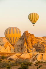 Hot air balloons in Cappadocia